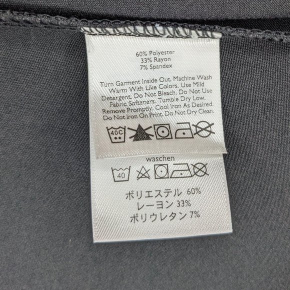 [SOLD] EDDIE BAUER Skirt Long Black Skirt - Picture 9 of 10